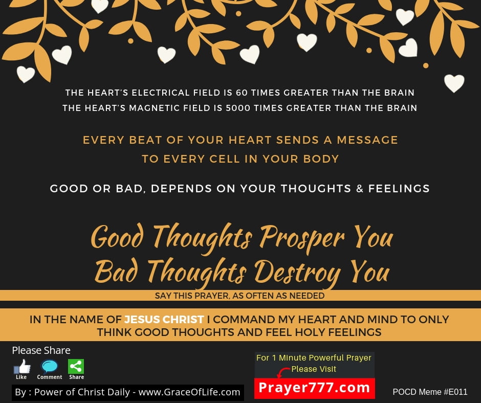 HOW TO HAVE GOOD THOUGHTS TO PROSPER YOU? 