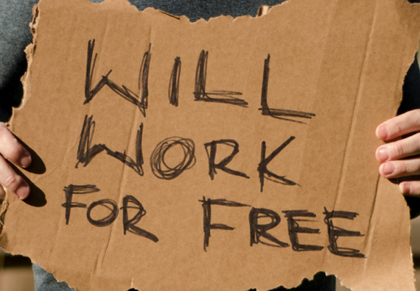 working for free