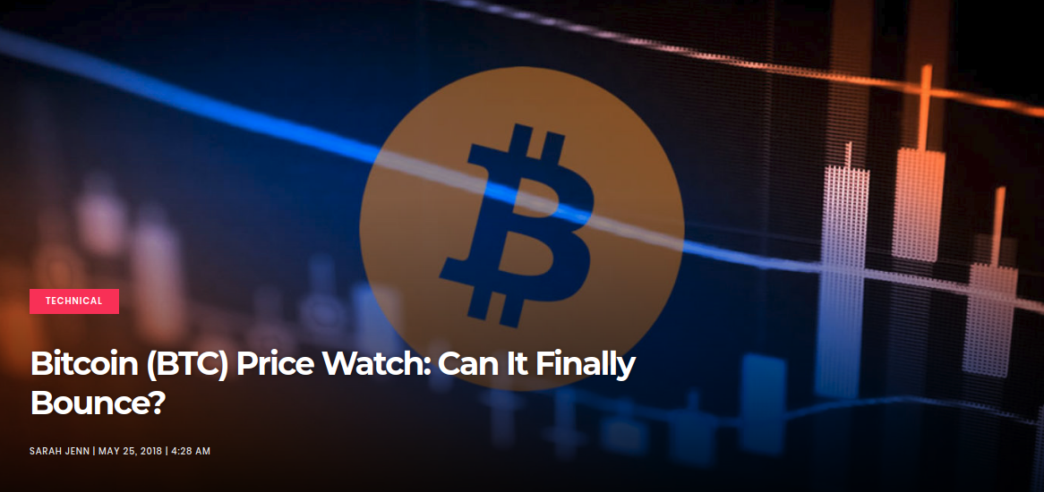 Bitcoin (BTC) Price Watch - Can It Finally Bounce